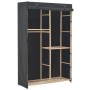 Grauer 3-stöckiger Kleiderschrank aus Stoff, 110 x 40 x 170 cm von vidaXL, Kleiderschränke - Ref: Foro24-248188, Preis: 103,8...