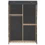 Grauer 3-stöckiger Kleiderschrank aus Stoff, 110 x 40 x 170 cm von vidaXL, Kleiderschränke - Ref: Foro24-248188, Preis: 103,8...