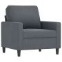 Set of sofas with 4 dark gray velvet cushions by , Sofas - Ref: Foro24-3201487, Price: 672,97 €, Discount: %