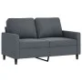 Set of sofas with 4 dark gray velvet cushions by , Sofas - Ref: Foro24-3201487, Price: 672,97 €, Discount: %