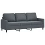 Set of sofas with 4 dark gray velvet cushions by , Sofas - Ref: Foro24-3201487, Price: 672,97 €, Discount: %