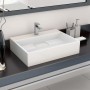 Waschbecken 50x38x13 cm Mineralharz/weißer Marmor von vidaXL, Sinkt - Ref: Foro24-144063, Preis: 128,19 €, Rabatt: %
