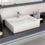 Washbasin 50x38x13 cm mineral resin/white marble by vidaXL, Sinks - Ref: Foro24-144063, Price: 128,07 €, Discount: %