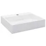 Lavabo 50x38x13 cm resina mineral/mármol blanco de vidaXL, Lavabos - Ref: Foro24-144063, Precio: 128,07 €, Descuento: %