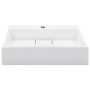 Waschbecken 50x38x13 cm Mineralharz/weißer Marmor von vidaXL, Sinkt - Ref: Foro24-144063, Preis: 128,19 €, Rabatt: %