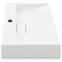Lavabo 50x38x13 cm resina mineral/mármol blanco de vidaXL, Lavabos - Ref: Foro24-144063, Precio: 128,07 €, Descuento: %