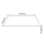 Tablero mesa de cristal templado cuadrado 700x700 mm de , Tableros para mesas - Ref: Foro24-244619, Precio: 49,02 €, Descuent...