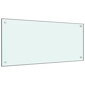 Protección salpicaduras cocina vidrio templado blanco 90x40 cm by vidaXL, Kitchen tools and utensils - Ref: Foro24-249457, Pr...