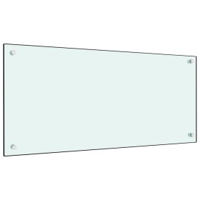 Protección salpicaduras cocina vidrio templado blanco 90x40 cm by vidaXL, Kitchen tools and utensils - Ref: Foro24-249457, Pr...