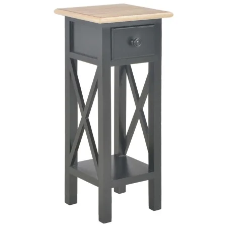 Mesa auxiliar de madera negro 27x27x65,5 cm de , Mesas auxiliares - Ref: Foro24-280059, Precio: 69,03 €, Descuento: %