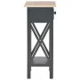 Mesa auxiliar de madera negro 27x27x65,5 cm de , Mesas auxiliares - Ref: Foro24-280059, Precio: 69,03 €, Descuento: %
