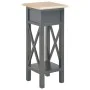 Mesa auxiliar de madera negro 27x27x65,5 cm de , Mesas auxiliares - Ref: Foro24-280059, Precio: 69,03 €, Descuento: %