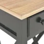 Beistelltisch aus schwarzem Holz 27x27x65,5 cm von , Seitentische - Ref: Foro24-280059, Preis: 69,03 €, Rabatt: %