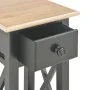 Mesa auxiliar de madera negro 27x27x65,5 cm de , Mesas auxiliares - Ref: Foro24-280059, Precio: 69,03 €, Descuento: %