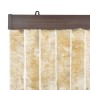 Cortina mosquitera de chenilla beige 56x185 cm