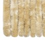 Cortina mosquitera de chenilla beige 56x185 cm