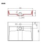 Waschbecken 50x38x13 cm Mineralharz/weißer Marmor von vidaXL, Sinkt - Ref: Foro24-144063, Preis: 128,19 €, Rabatt: %