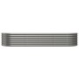 Pflanzbeet Stahl Pulverbeschichtung grau 224x80x36 cm von , Töpfe und Pflanzgefäße - Ref: Foro24-318919, Preis: 59,73 €, Raba...