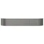 Pflanzbeet Stahl Pulverbeschichtung grau 224x80x36 cm von , Töpfe und Pflanzgefäße - Ref: Foro24-318919, Preis: 55,44 €, Raba...