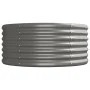 Pflanzbeet Stahl Pulverbeschichtung grau 224x80x36 cm von , Töpfe und Pflanzgefäße - Ref: Foro24-318919, Preis: 55,44 €, Raba...