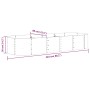 Pflanzbeet Stahl Pulverbeschichtung grau 224x80x36 cm von , Töpfe und Pflanzgefäße - Ref: Foro24-318919, Preis: 59,73 €, Raba...