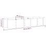 Pflanzbeet Stahl Pulverbeschichtung grau 224x80x36 cm von , Töpfe und Pflanzgefäße - Ref: Foro24-318919, Preis: 55,44 €, Raba...