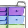 Portable storage cart XXL with 15 plastic drawers in multiple colors. by , Cargo forklifts - Ref: Foro24-320410, Price: 117,7...