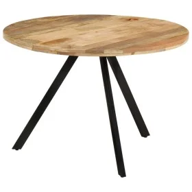Solid mango wood dining table 110x75 cm by , Kitchen and dining tables - Ref: Foro24-338476, Price: 220,60 €, Discount: %