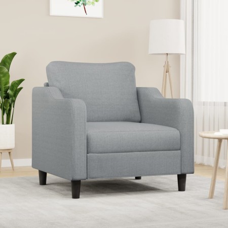 Hellgrauer Stoffsessel 60 cm von , Sofas - Ref: Foro24-359343, Preis: 145,43 €, Rabatt: %