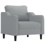 Light gray fabric armchair 60 cm by , Sofas - Ref: Foro24-359343, Price: 188,63 €, Discount: %