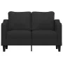 Black fabric 2-seater sofa, 120 cm by , Sofas - Ref: Foro24-359355, Price: 214,15 €, Discount: %