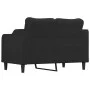 Black fabric 2-seater sofa, 120 cm by , Sofas - Ref: Foro24-359355, Price: 214,15 €, Discount: %