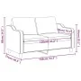 Black fabric 2-seater sofa, 120 cm by , Sofas - Ref: Foro24-359355, Price: 214,15 €, Discount: %