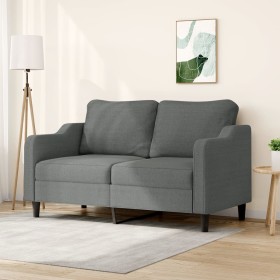 2-Sitzer-Sofa aus dunkelgrauem Stoff 140 cm von , Sofas - Ref: Foro24-359360, Preis: 207,52 €, Rabatt: %