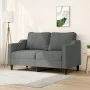 2-Sitzer-Sofa aus dunkelgrauem Stoff 140 cm von , Sofas - Ref: Foro24-359360, Preis: 193,94 €, Rabatt: %