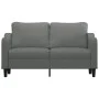 2-Sitzer-Sofa aus dunkelgrauem Stoff 140 cm von , Sofas - Ref: Foro24-359360, Preis: 193,94 €, Rabatt: %