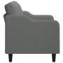 Dark gray 2-seater fabric sofa, 140 cm by , Sofas - Ref: Foro24-359360, Price: 207,52 €, Discount: %