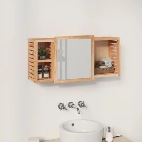 Spiegelschrank aus massivem Walnussholz, 80 x 17 x 34 cm von , Badezimmerwaschtische - Ref: Foro24-350368, Preis: 58,14 €, Ra...