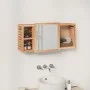 Solid walnut wood mirror cabinet 80x17x34 cm by , bathroom vanities - Ref: Foro24-350368, Price: 58,58 €, Discount: %