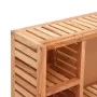 Armario con espejo madera maciza nogal 80x17x34 cm de , Tocadores de baño - Ref: Foro24-350368, Precio: 58,58 €, Descuento: %