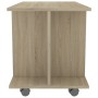 TV-Möbel Räder Technisches Holz Sonoma Eiche 80x40x45 cm von , TV-Möbel - Ref: Foro24-800192, Preis: 52,49 €, Rabatt: %