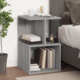 Mesita de noche madera contrachapada gris Sonoma 35x35x55 cm de , Mesitas de noche - Ref: Foro24-815185, Precio: 38,47 €, Des...