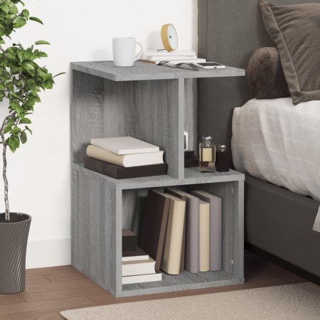 Mesita de noche madera contrachapada gris Sonoma 35x35x55 cm de , Mesitas de noche - Ref: Foro24-815185, Precio: 38,38 €, Des...