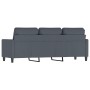 3-Sitzer Sofa dunkelgrau Samt 180 cm von , Sofas - Ref: Foro24-359210, Preis: 295,28 €, Rabatt: %