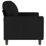 2-Sitzer-Sofa aus schwarzem Samt 140 cm von , Sofas - Ref: Foro24-359204, Preis: 235,94 €, Rabatt: %