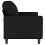 2-Sitzer-Sofa aus schwarzem Samt 140 cm von , Sofas - Ref: Foro24-359204, Preis: 229,50 €, Rabatt: %