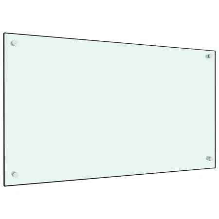 Küchenspritzschutz aus weißem Hartglas 90x50 cm von vidaXL, Küchengeräte und Utensilien - Ref: Foro24-249458, Preis: 44,94 €,...