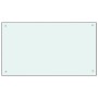 Kitchen splash protection white tempered glass 90x50 cm by vidaXL, Kitchen tools and utensils - Ref: Foro24-249458, Price: 42...