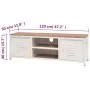 Weißer TV-Ständer 120x30x40 cm von , TV-Möbel - Ref: Foro24-245457, Preis: 249,16 €, Rabatt: %