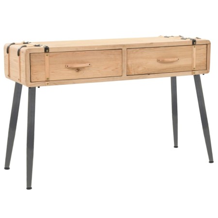 Solid spruce wood console table 115x40.5x76 cm by , Sideboards - Ref: Foro24-245772, Price: 176,04 €, Discount: %